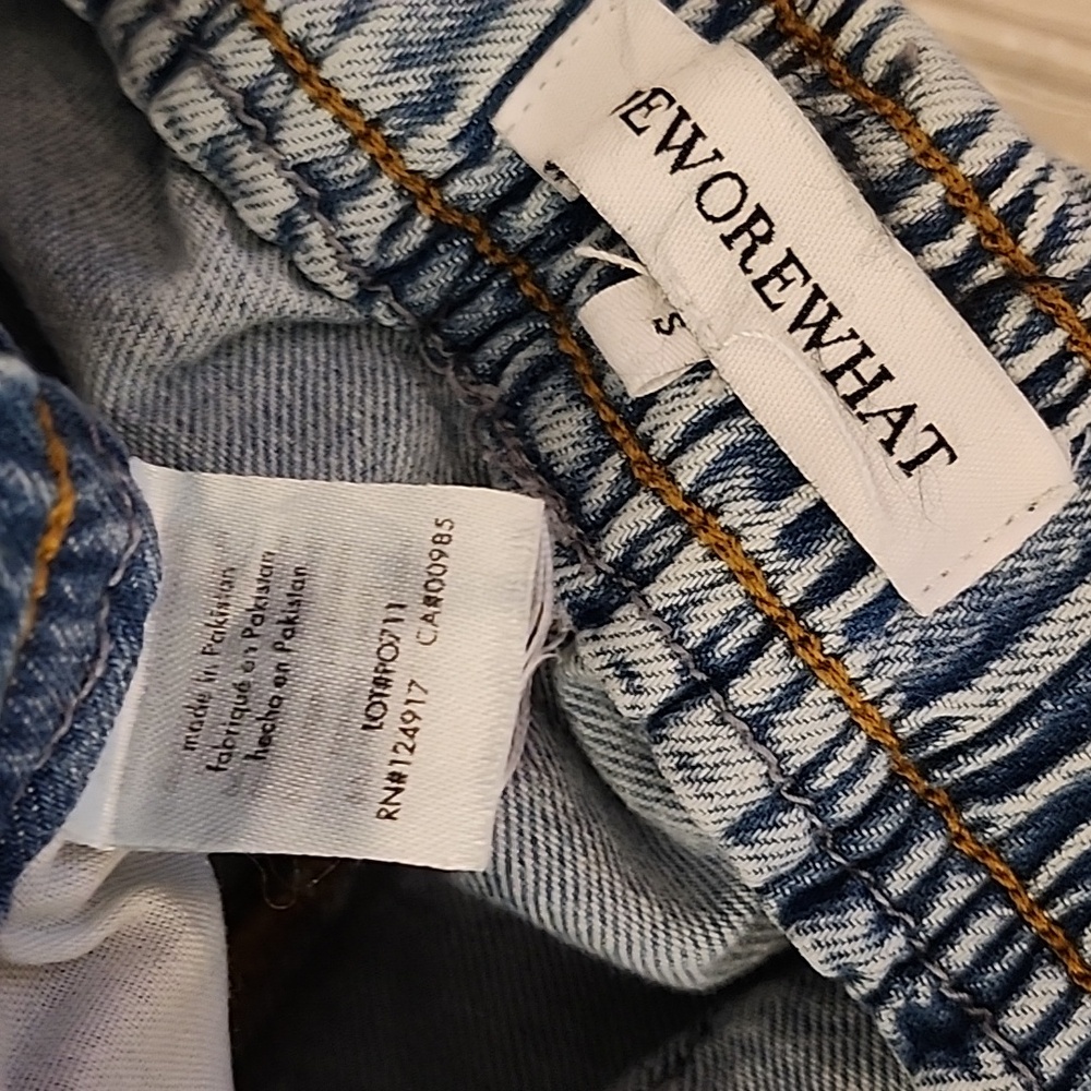 WeWoreWhat Light Wash Blue Wide Leg Jeans - Picture 3 of 16